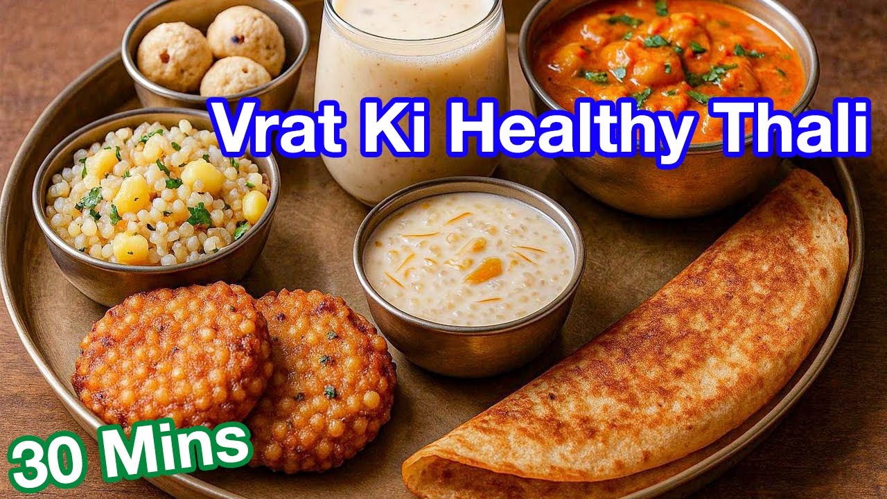 Navaratri Farali Thali Ideas | Fasting Special Navratri Recipes | Energy Boost Platter