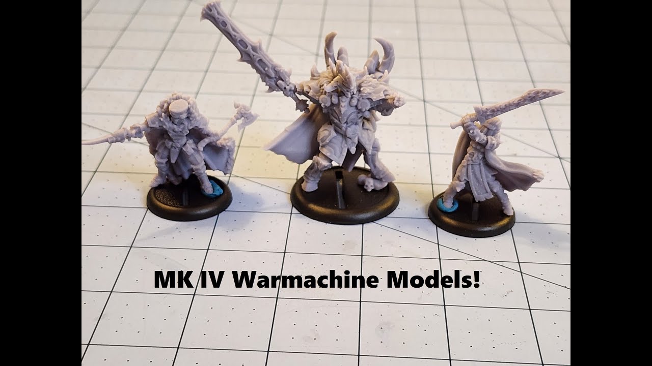 Let's check out some Warmachine MK IV models!