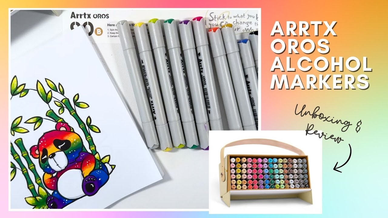 🎨 Are Arrtx OROS Alcohol Markers a Copic Alternative? Full Test & Review!