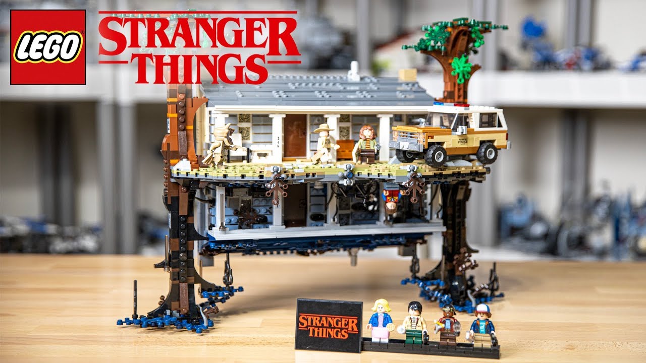 LEGO Stranger Things The Upside Down TIMELAPSE & REVIEW