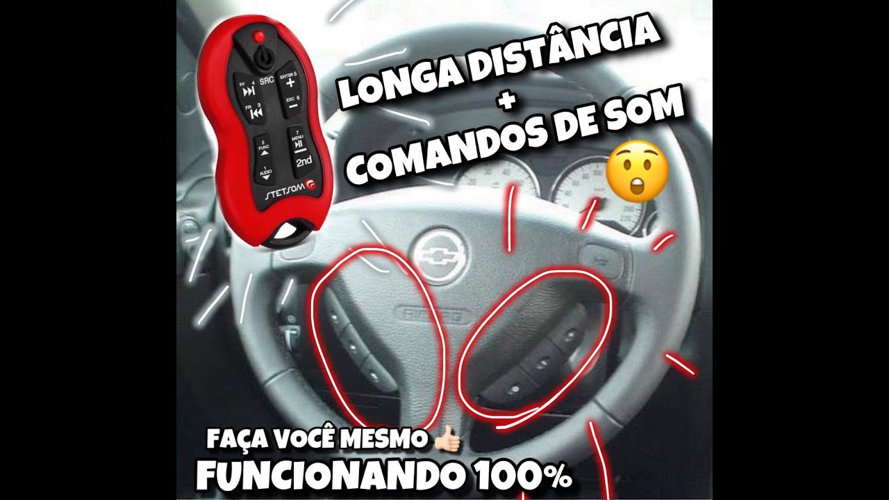 Como adaptar comando de som no volante do astra! 100% Funcionando
