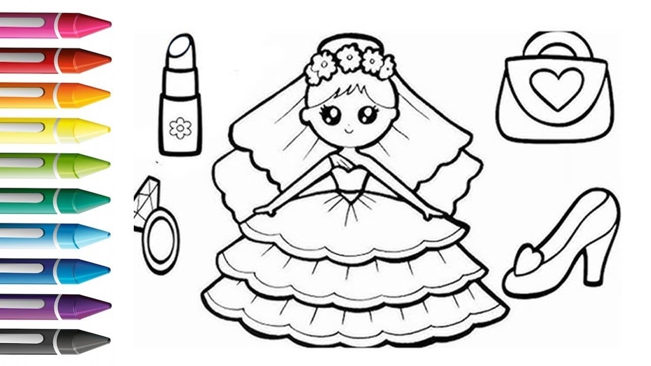 How To Draw Dress Drawing, panting And Coloring For Kids And Toddlers | Let's Draw Together