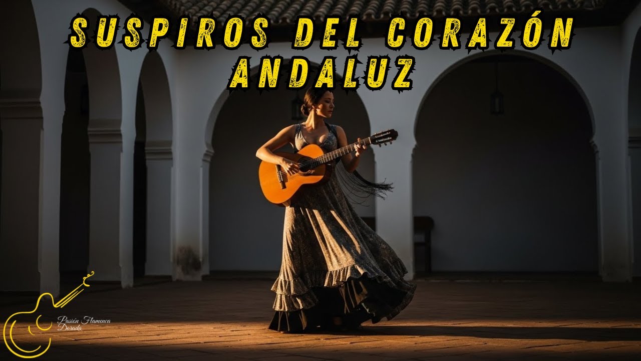 Suspiros del Corazón Andaluz ❤️‍🔥 | Flamenco Instrumental Apasionado – Pasión Flamenca Dorada