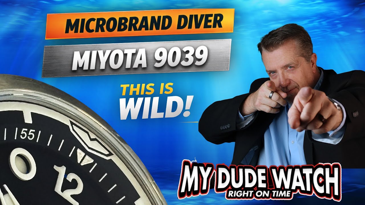 This Microbrand Diver Is Wild… Powered by the Miyota 9039