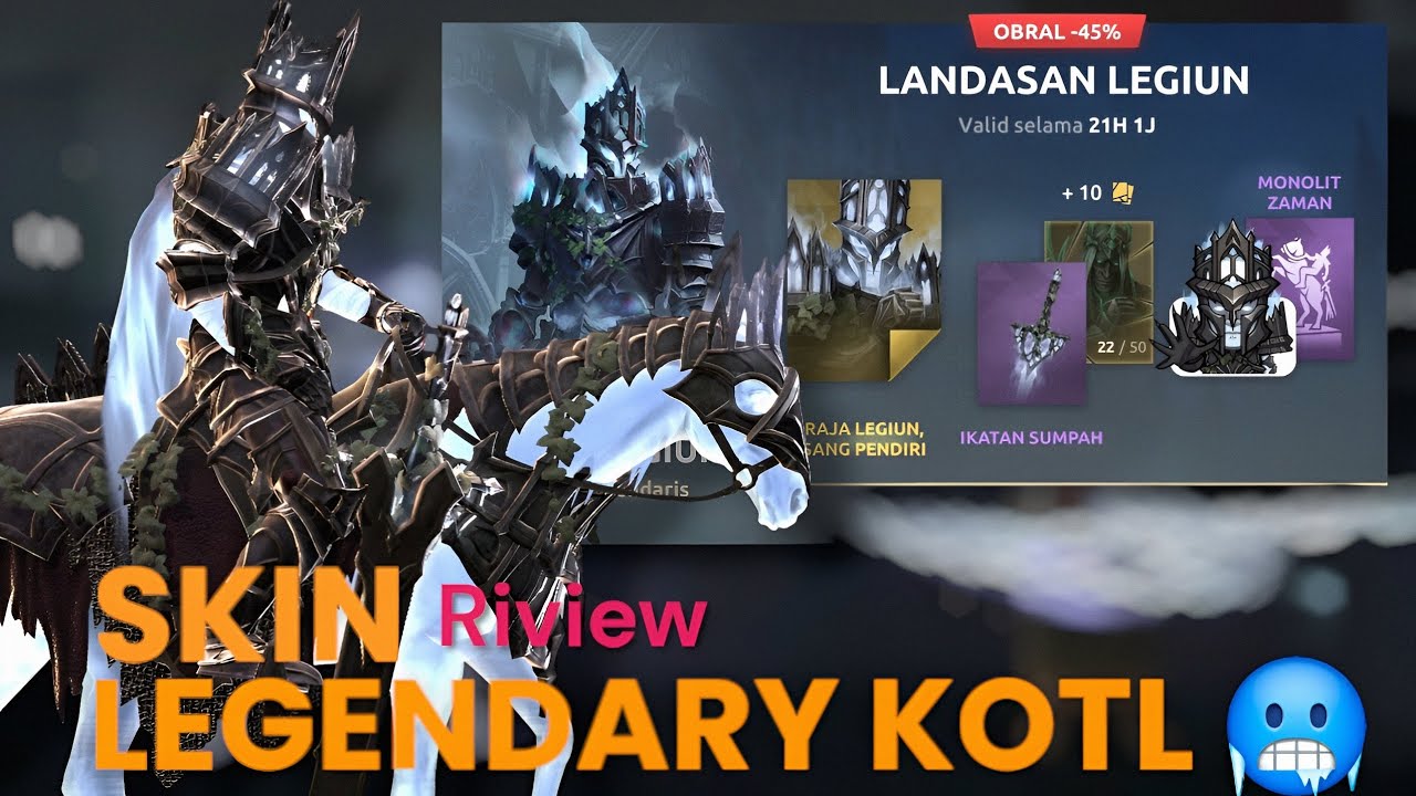 RIVIEW SKIN LEGENDARY KOTL 🥶🥶🥶 seharga 10 porsi seblak 🤣🤣 #sfa #shadowfight4 #shadowfightarena #sf4