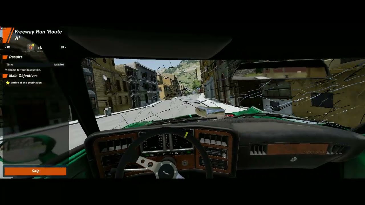 BeamNG Freeway Run Route A 1:15.701