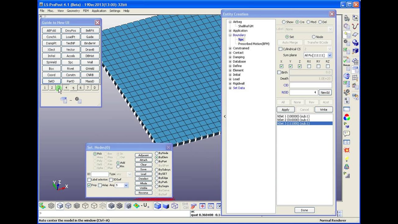 LS-DYNA tutorial No.5 Blast response of steel plate using SPH method