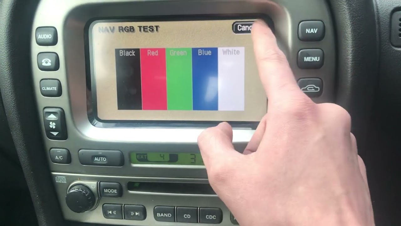 How to access Jaguar x type hidden menu