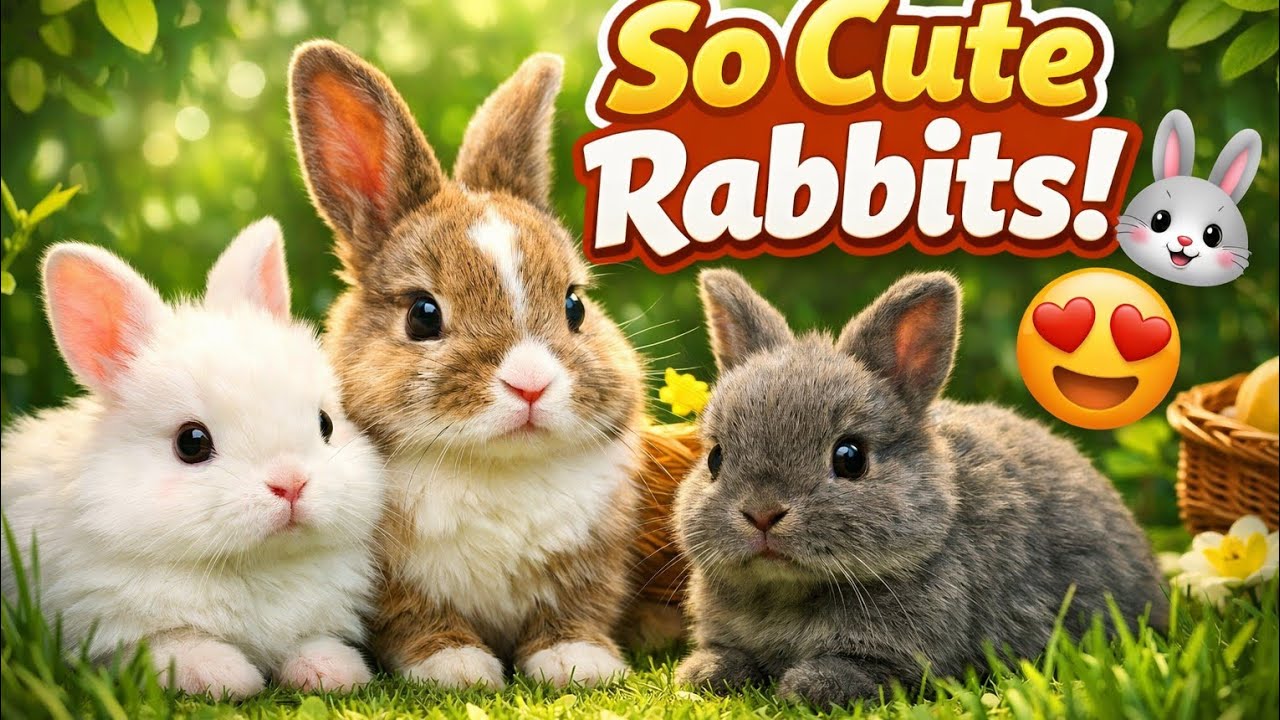 So cute rabbits baby 😍