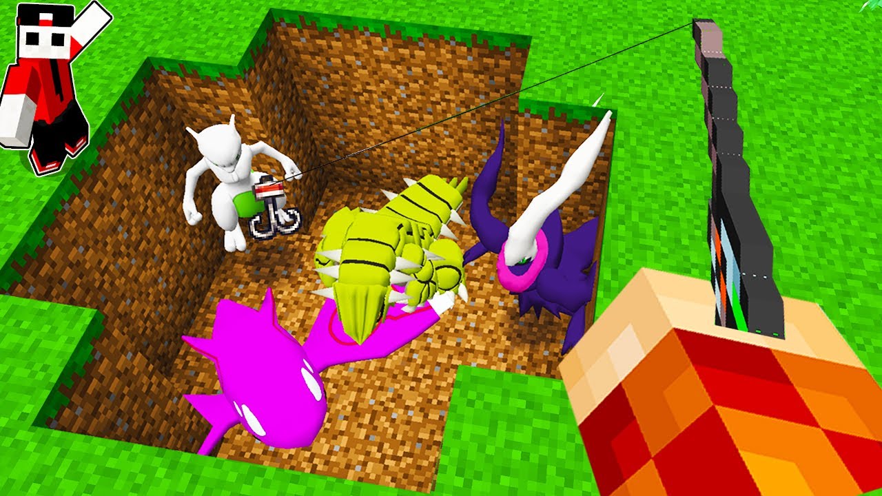 *NUOVA SFIDA* GARA DI PESCA DEI POKEMON SHINY LEGGENDARI SU MINECRAFT!!