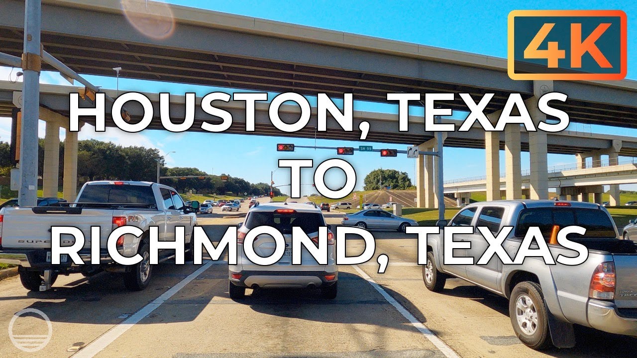 Houston, Texas to Richmond, Texas, USA along US 90 Alt, an UltraHD 4K Real Time Driving Tour.
