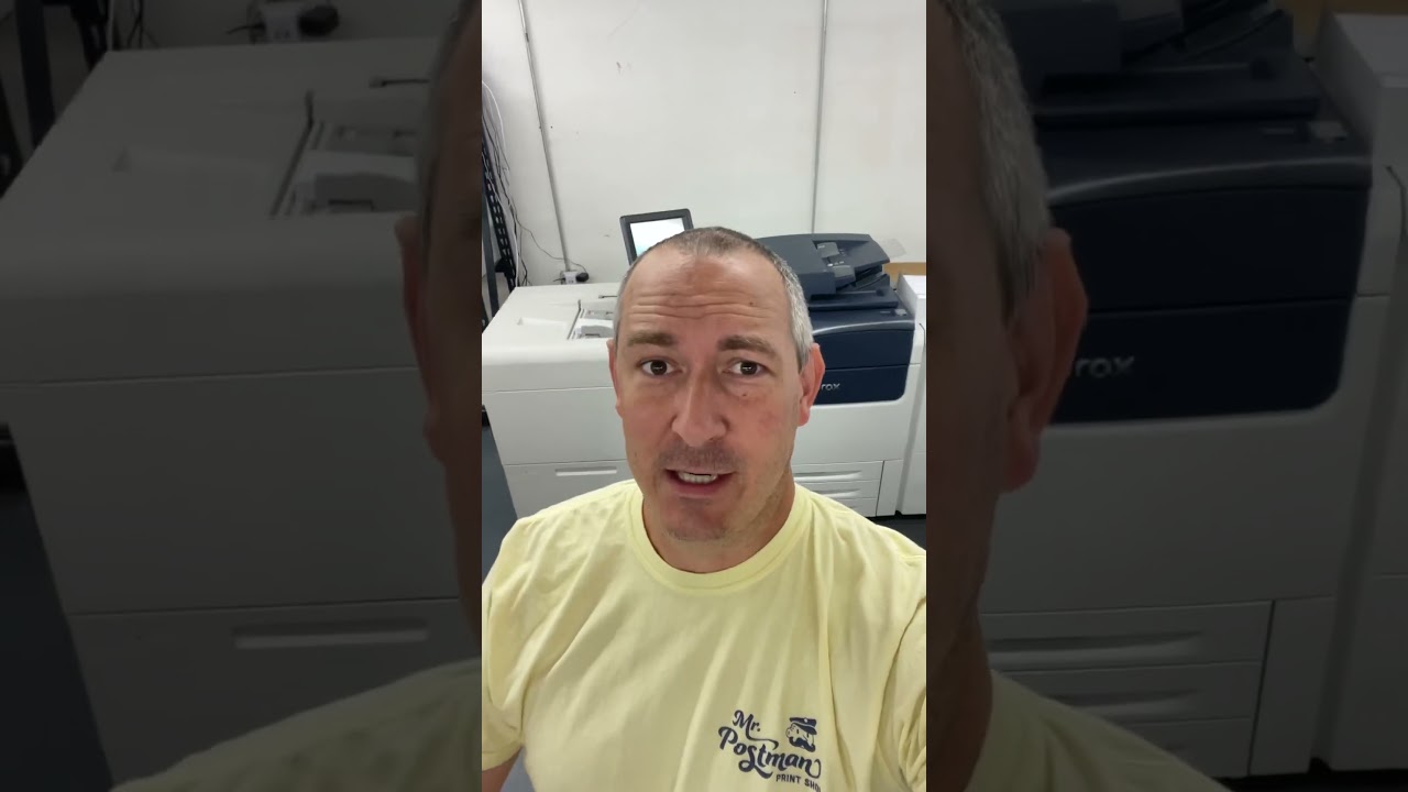 The envelope printing idiot #printshopidiot