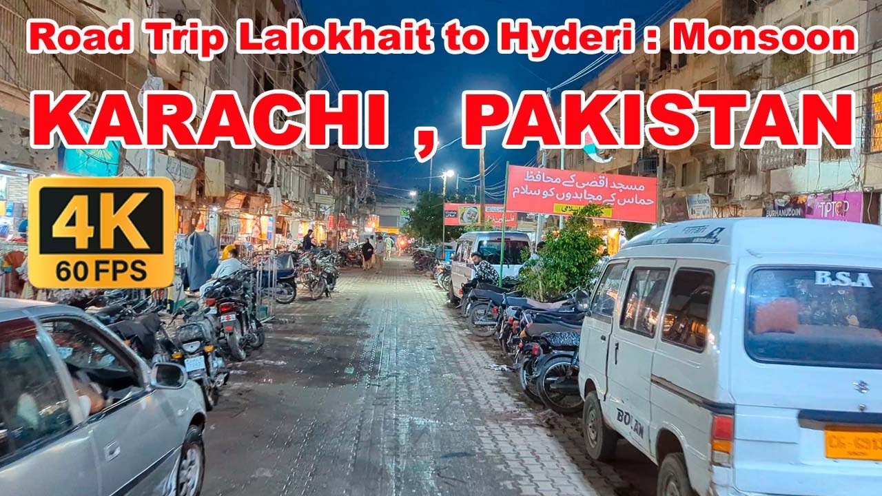 Lalokhait to Hyderi Road Trip: Monsoon | Karachi, Pakistan | Full Mooni Vlogs | 4K UHD