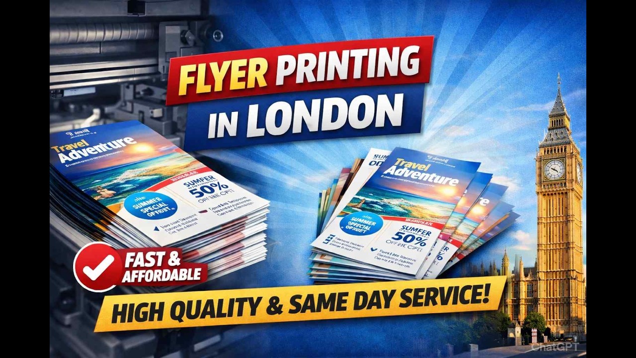 Flyer Printing in London | High Quality & Same Day Printing UK