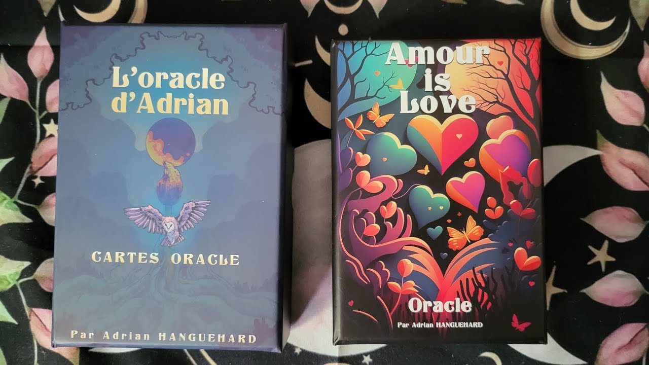 L'ORACLE D'ADRIAN (avec son livre incroyable de 354 pages) ET L'ORACLE AMOUR IS LOVE 🩷🩷