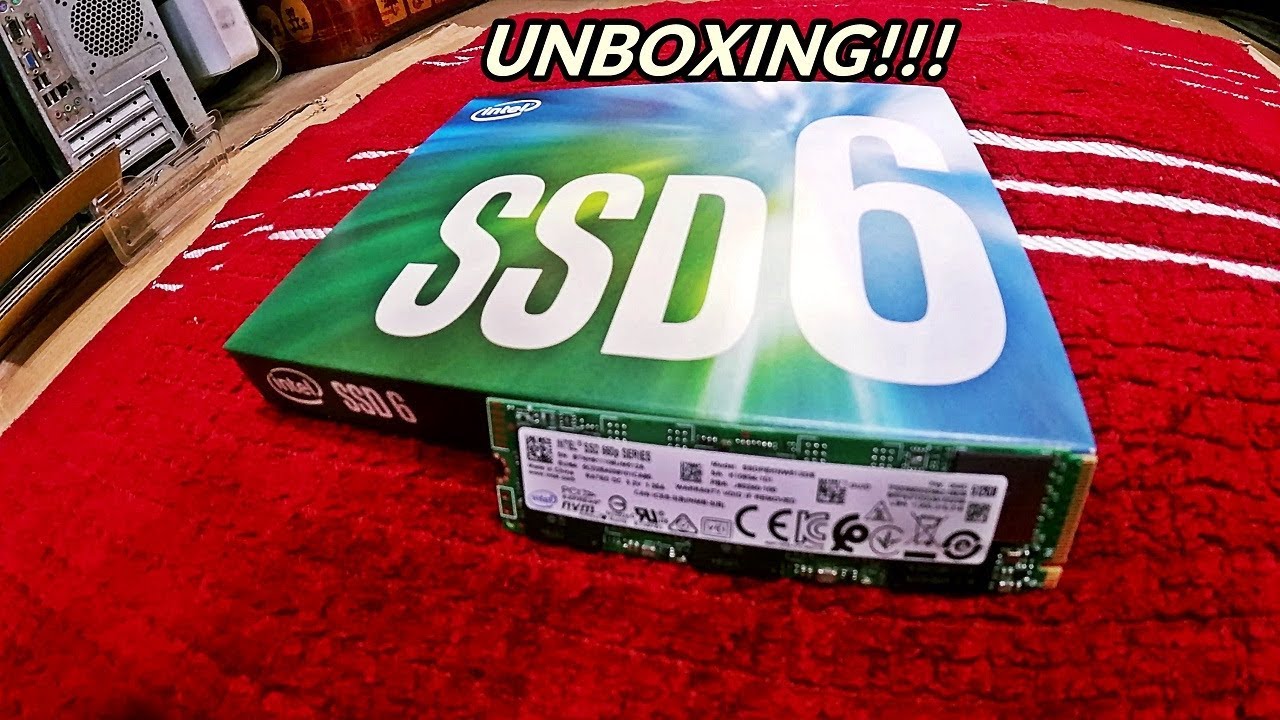 Unboxing of The Intel SSD 660p Series 512GB