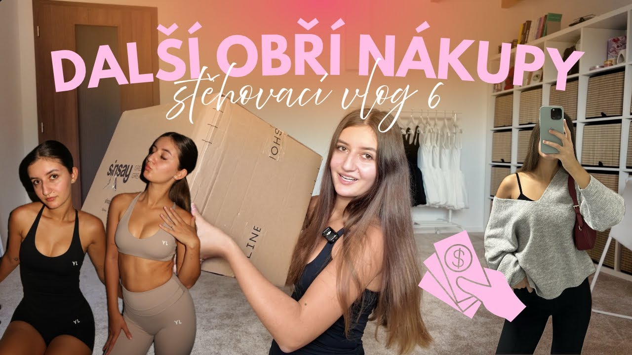 SINSAY MĚ ZRUINOVAL | OBŘÍ NÁKUP DO DOMÁCNOSTI | STĚHOVACÍ VLOG 6