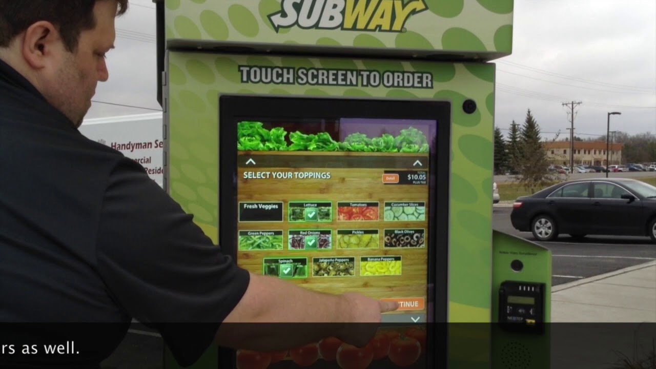 Self-order at Subway's newest location in Aberdeen