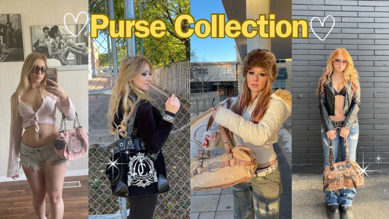My 2000's Purse Collection 👛 (Juicy Couture, Guess, Victoria Secret Pink & More ✨🎀)