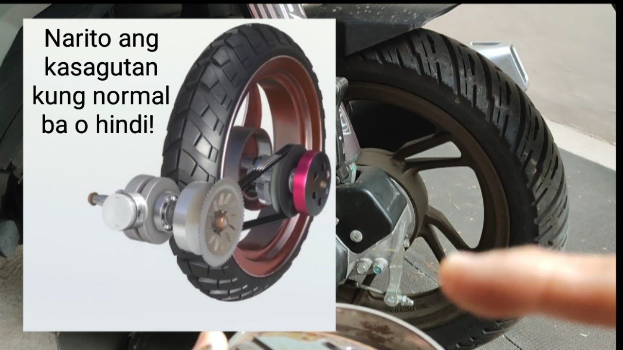 Normal lang ba na umiikot ang pang huling gulong ng scooter pag naka naka center stand at idle? 