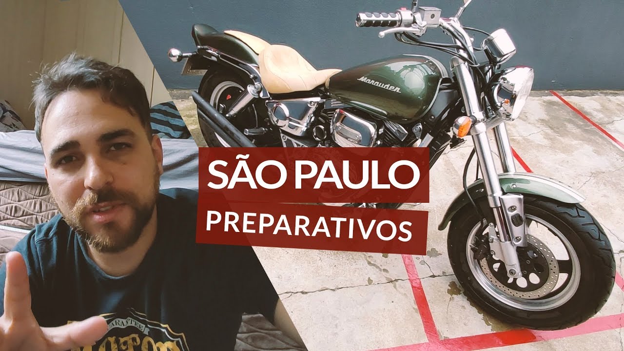 Viajando de MOTO para São Paulo - # 01 PREPARATIVOS