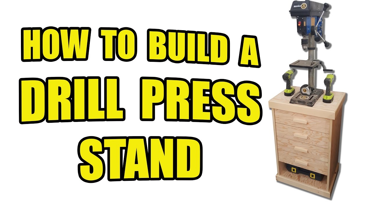 DIY Drill Press Stand - Free Plans!