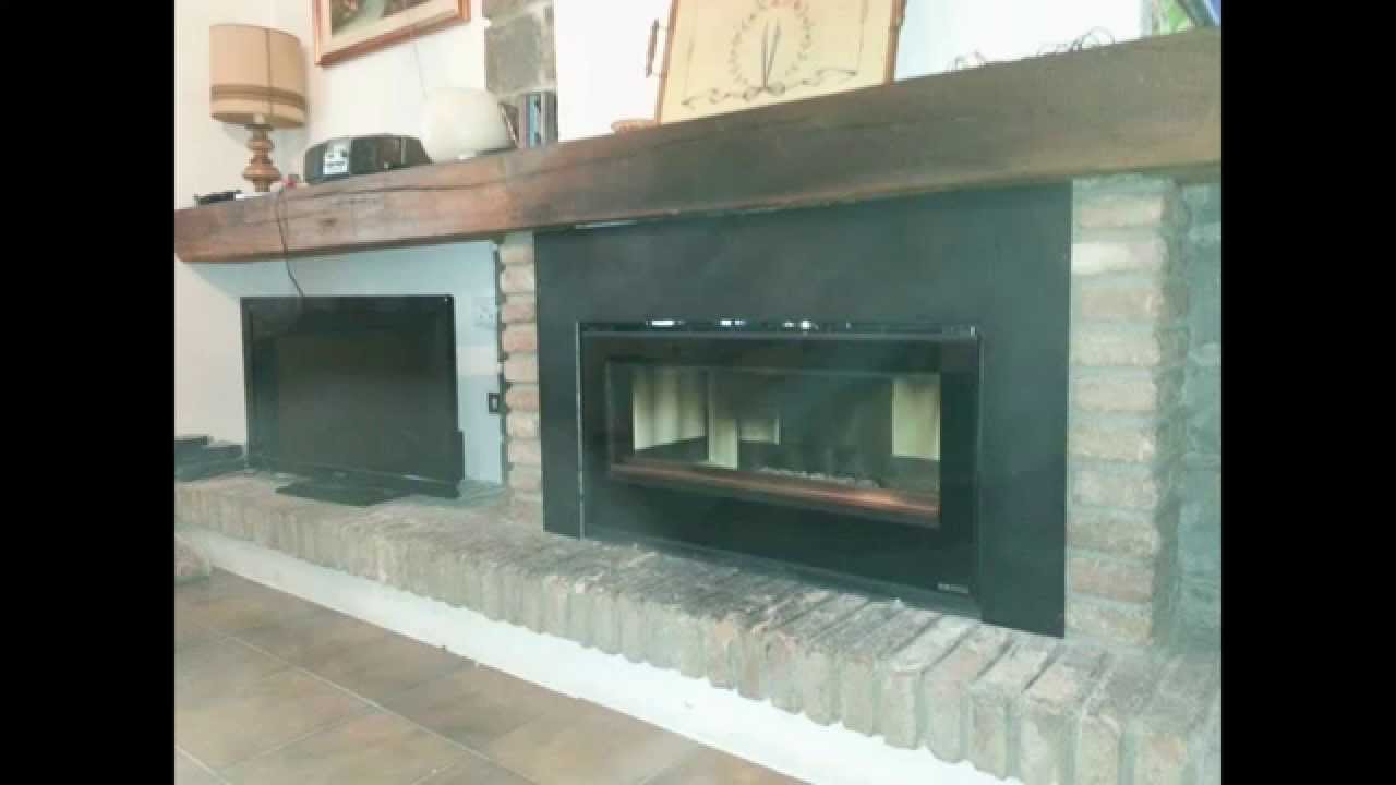 Inserto a Legna Crystal 100 LaNordica-Extraflame montato ad arte