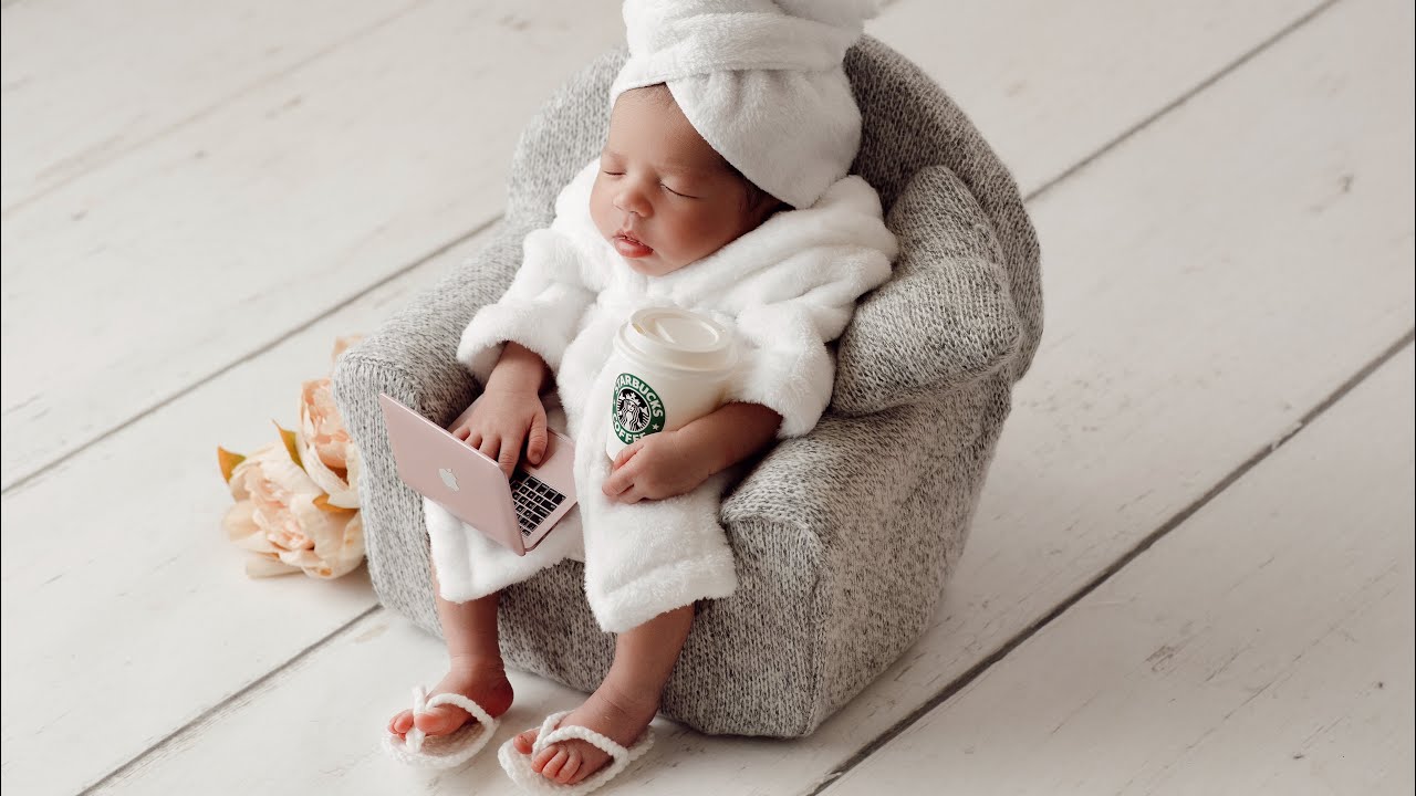 BABY'S SURPRISE NAME REVEAL!! (ADORABLE NEWBORN PHOTOSHOOT!!)
