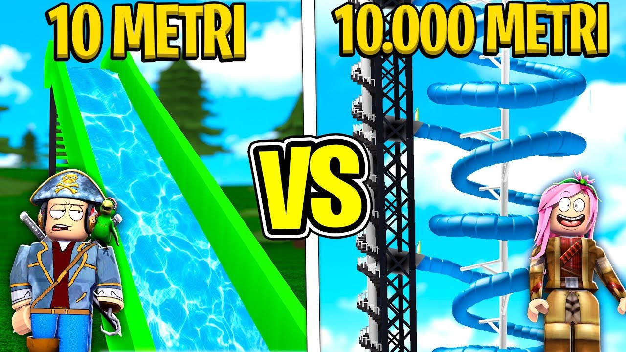 SCIVOLO ACQUATICO DA 10 METRI O DA 10.000 METRI SU ROBLOX