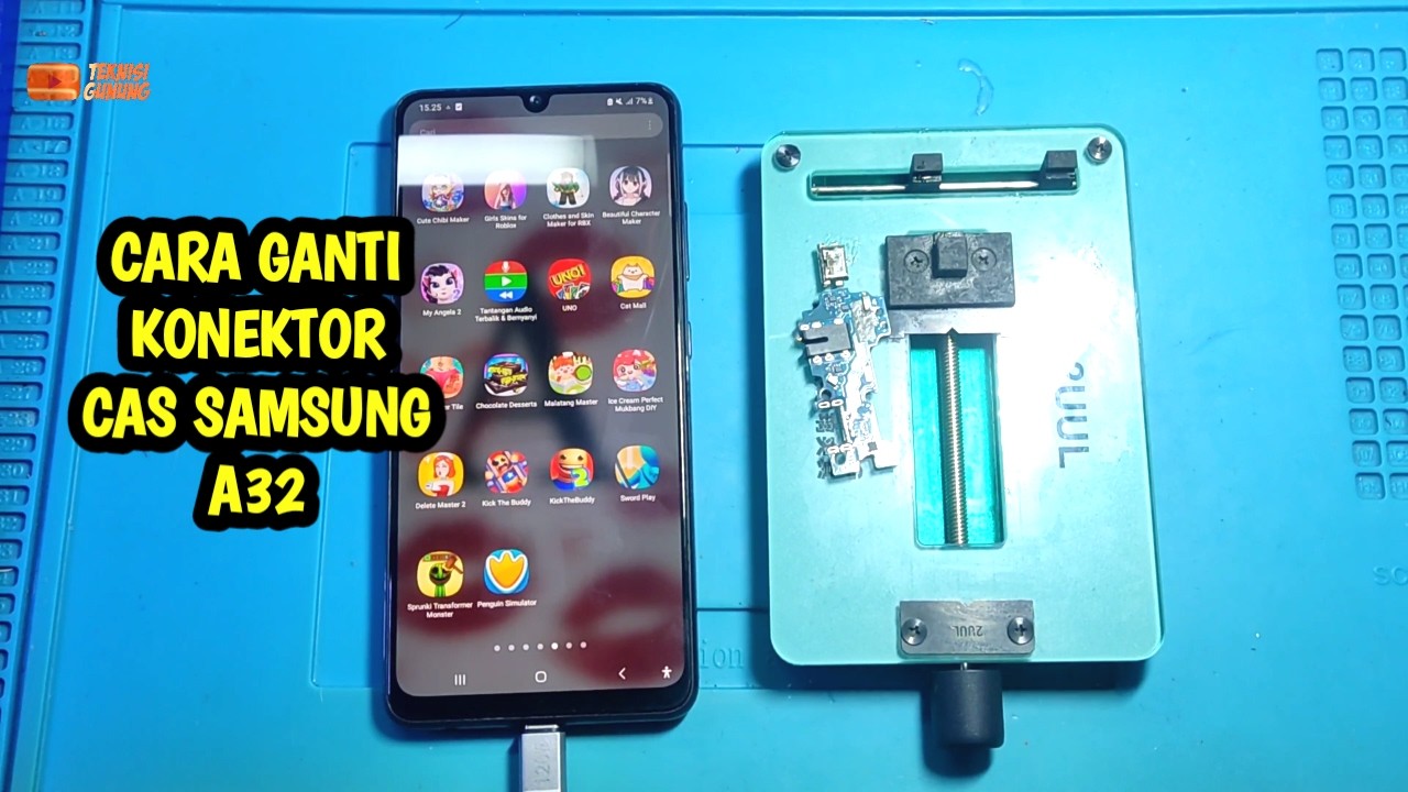 SAMSUNG GALAXY A32 SM-A325F DS TIDAK BISA DI CAS  CUKUP GANTI KONEKTOR CHARGER