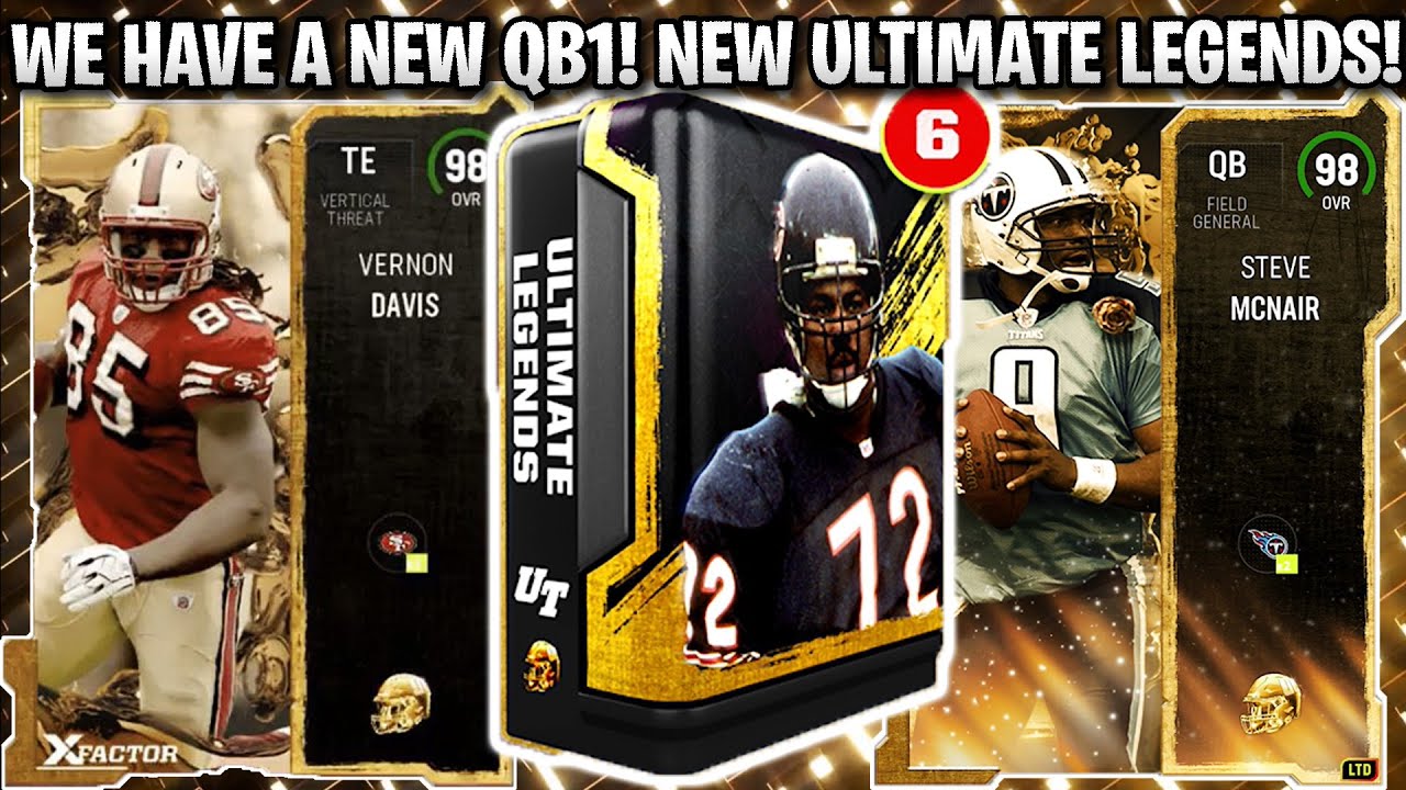 WE HAVE A NEW BEST QB! ULTIMATE LEGENDS MCNAIR, VERNON DAVIS, CROMARTIE, AND MORE! | MADDEN 23