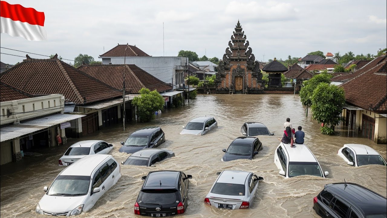BREAKING: Bali Massive Flood Disaster, Indonesia &ndash; Cars Swept Away, Homes Submerged