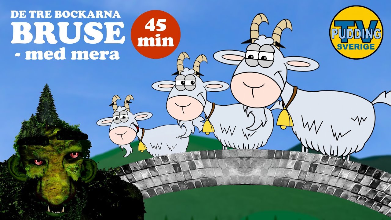 De tre bockarna Bruse - med mera | Svenska barnsånger