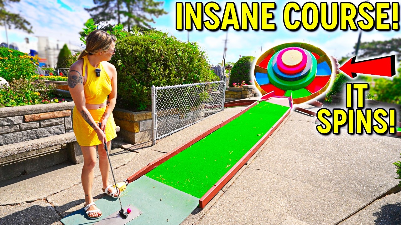 Mind-Blowing Old School Mini Golf Course!