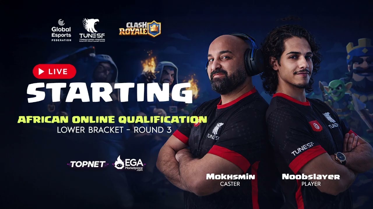 Clash Royale African Online Qualification DAY2 – Africa Group Stage (Interview with NoobSlayer)