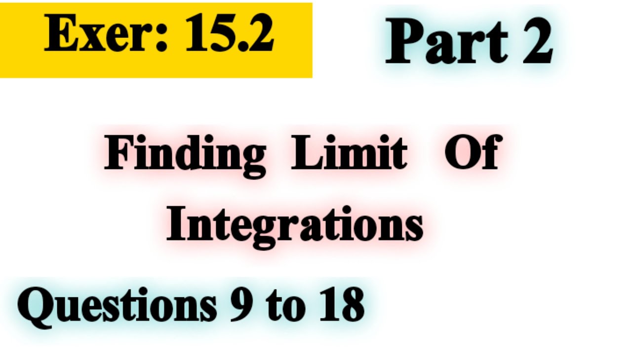 Question 9 to 18 | Exercise 15.2 | Calculus 14 Edition | Thomas Finee