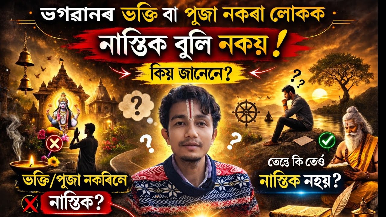 আমাৰ শাস্ত্ৰই কোনসকল লোকক নাস্তিক বুলি কৈছে জানো আহক🤔? nastik kak bule janu ahok |