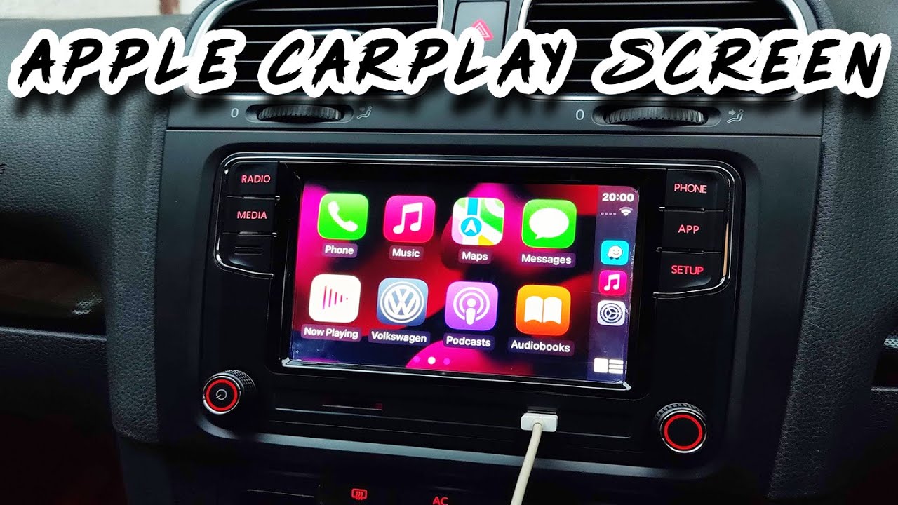 Установка головного устройства Apple Carplay RCD 330/360 (VW Golf Mk6, MK5 Polo, MK3 Scirocco и д...