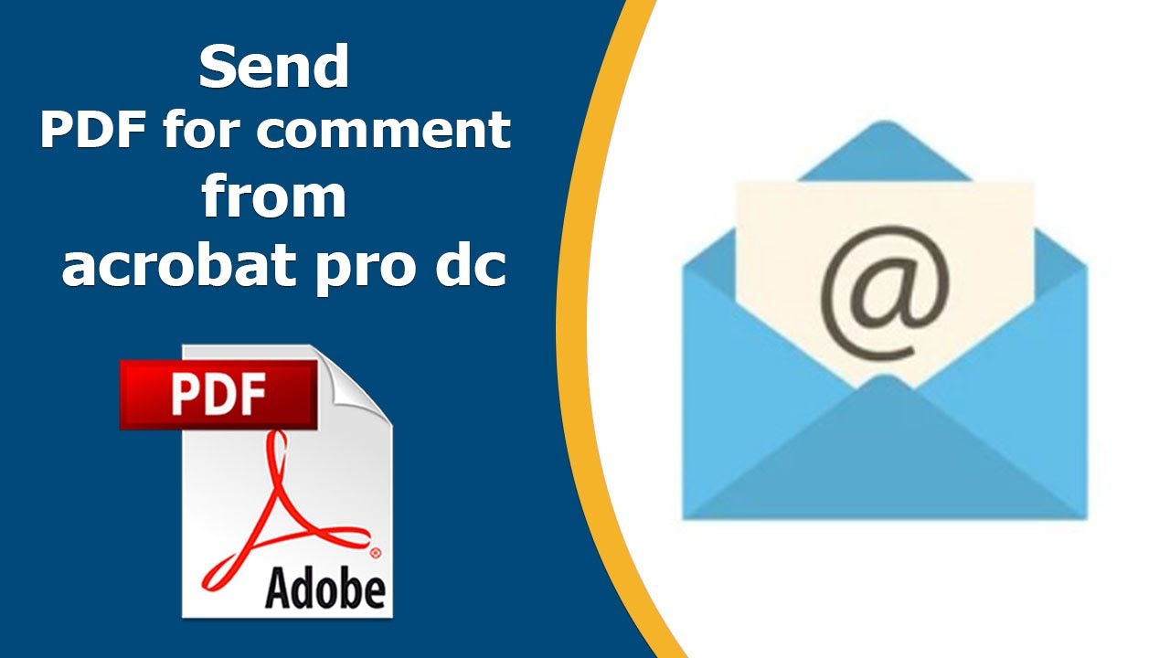 How to send pdf for comments using adobe acrobat pro dc