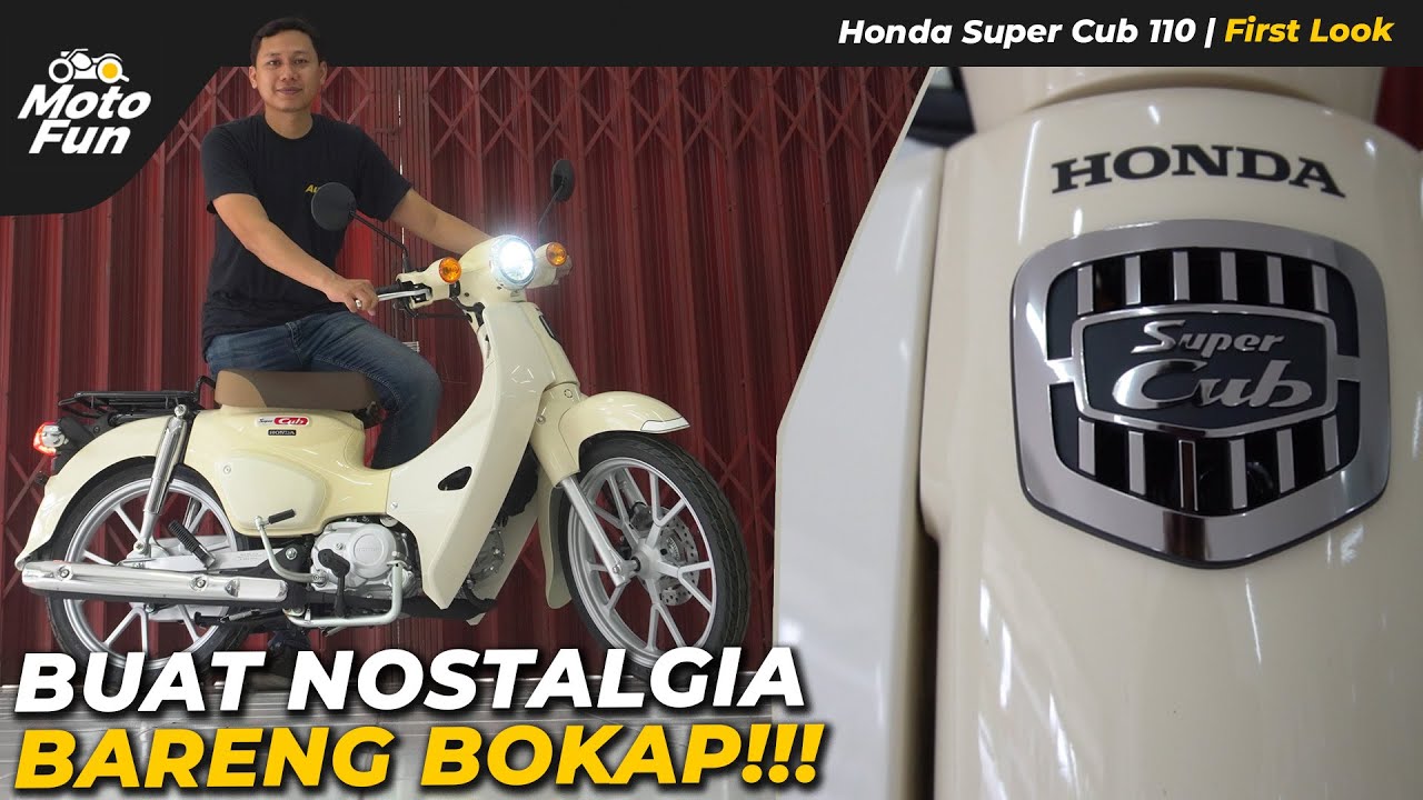 Honda Supercub 110, Bebek Klasik Impor Jepang yang Pakai Mesin Revo??? | MotoFun Indonesia