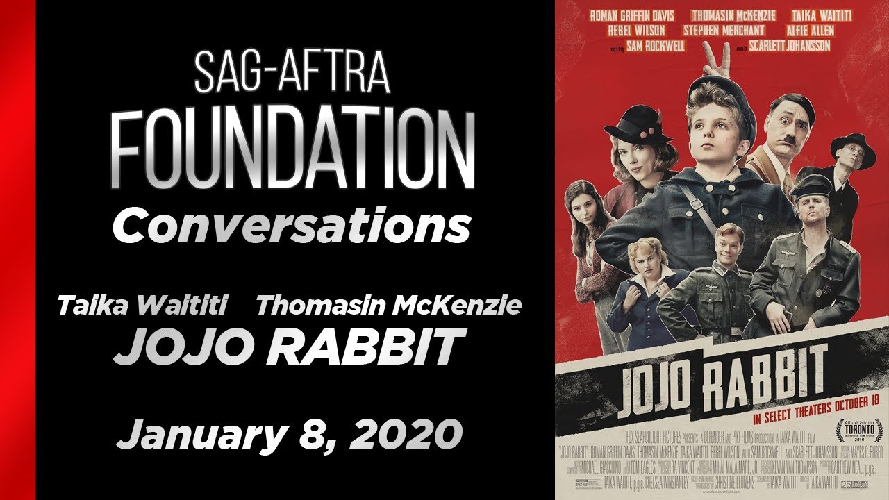 Conversations with Taika Waititi and Thomasin McKenzie of JOJO RABBIT