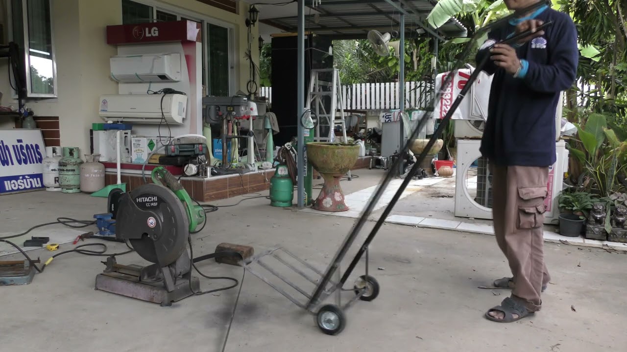 วิธีทำ รถเข็นสองล้อ ด้วยตัวเอง DIY ทำแบบง่ายๆไว้ใช้เอง งบ ไม่ถึงพันบาท