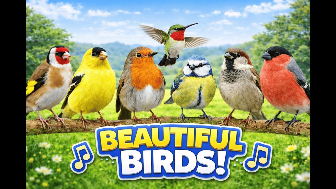 Happy birds sound  #birds #animals