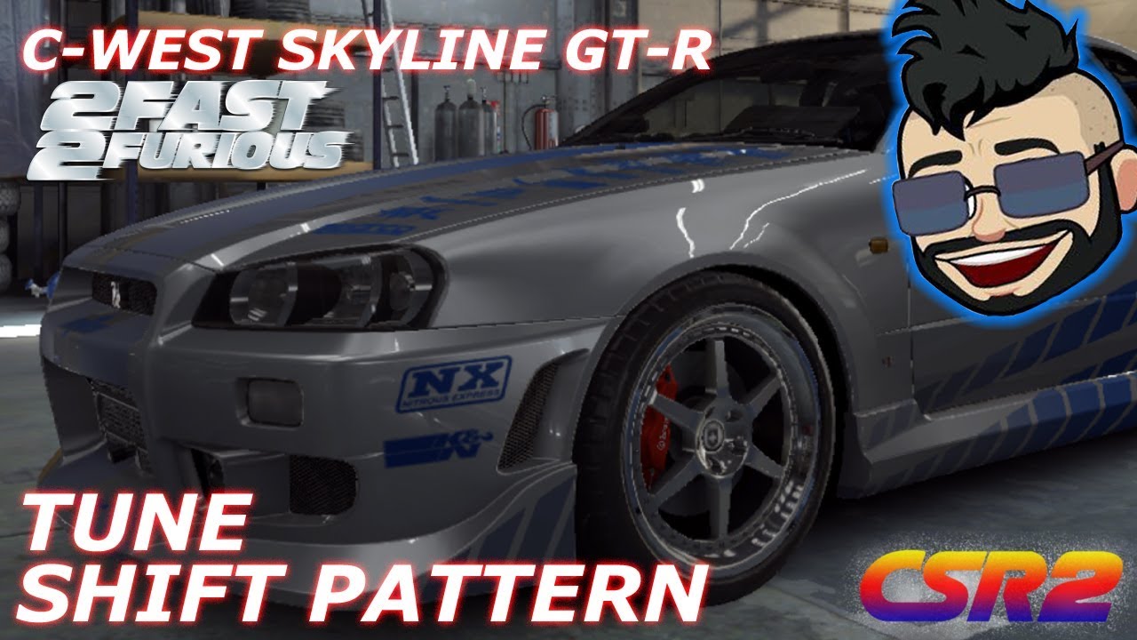 CSR2 - C-West Skyline GT-R - Shift pattern + setup