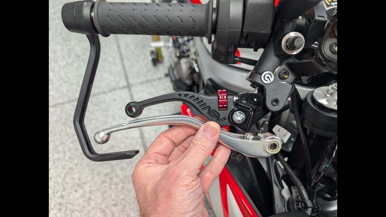 Installing the ASV C5 Brake Lever on an Aprilia Tuono 660
