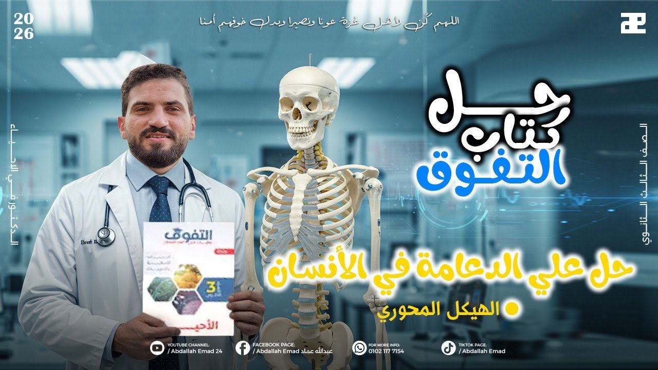 حل على الهيكل المحوري من كتاب التفوق تركات وتفاصيل عالية جداً 🧠