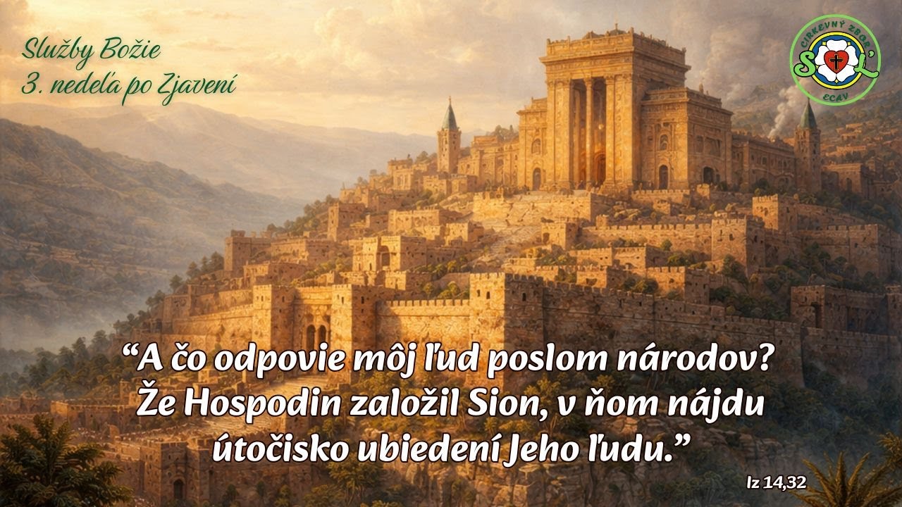 Služby Božie | 3. nedeľa po Zjavení (posledná) | 25.1.2026