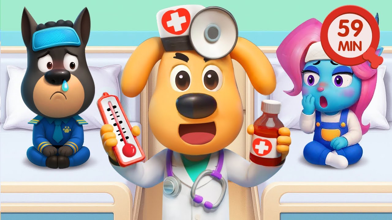 Listen to Doctor | Healthy Habits | Safety Rules | Kids Cartoon | Sheriff Labrador