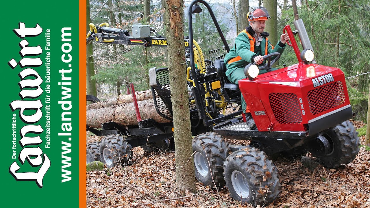 Alstor 8x8 | Kompakter Forwarder für extremes Gelände