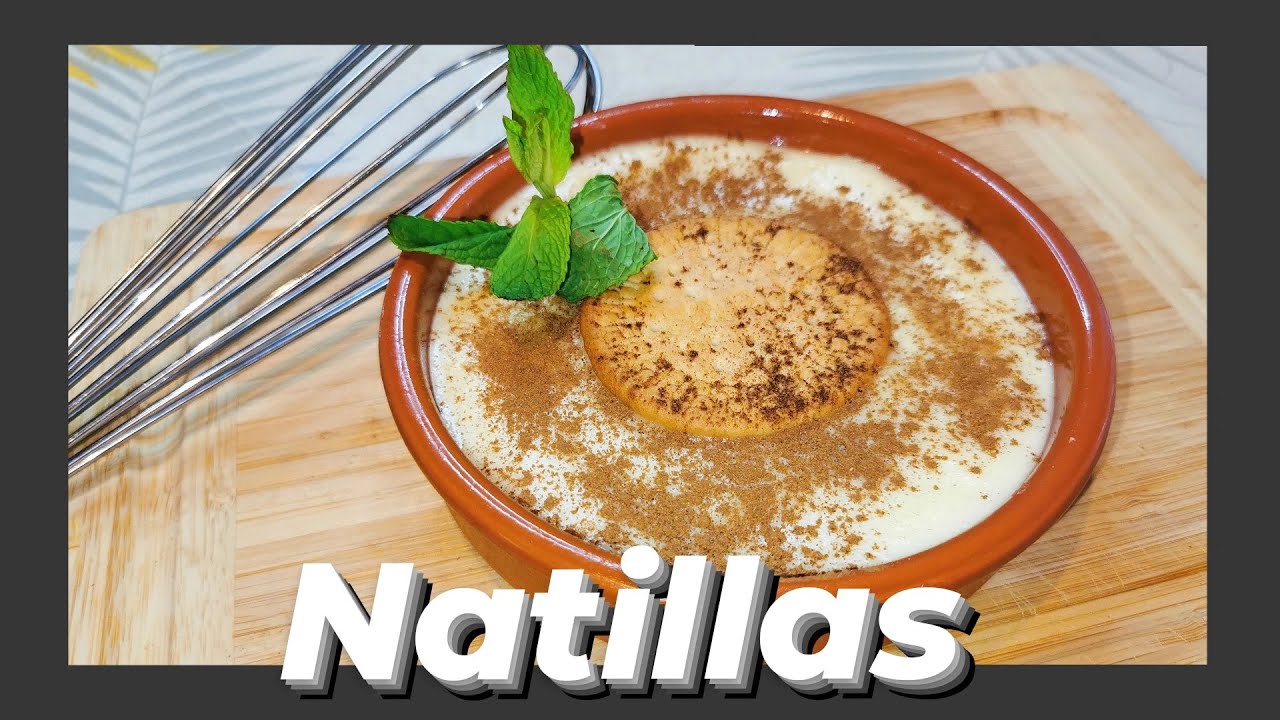 🥄NATILLAS🥄Caseras con huevos enteros